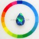 3.07ct天然ブラックオパール【ピーコックテイル】鮮明グリーン