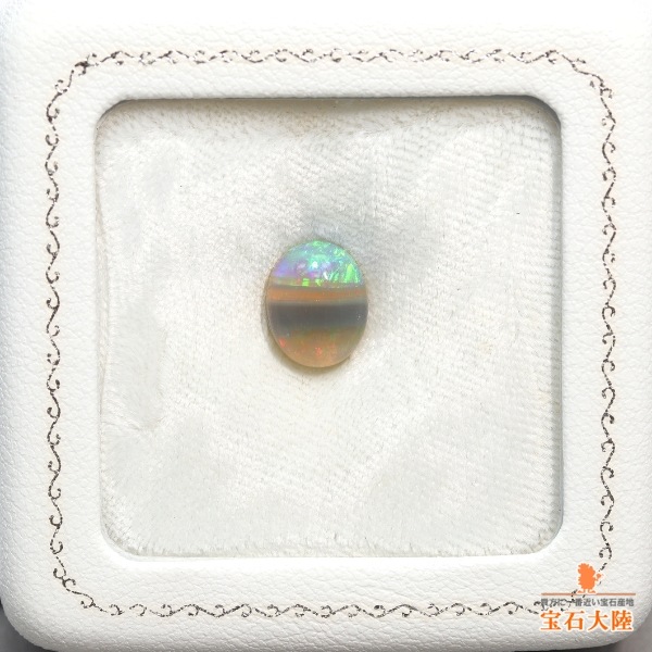 天然オパール 3.53ct 【個性的クリスタル】ライトニングリッジ
