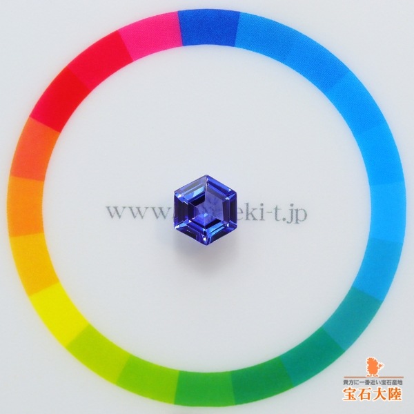 天然タンザナイト 1.72ct 【美濃色】 ヘキサゴン