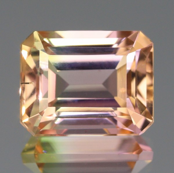 天然バイカラートルマリン 2.53ct 【ピンク&イエロー】 ナイジェリア