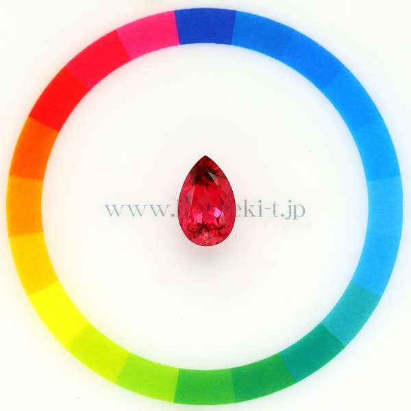 天然トルマリン 2.31ct 【ルベライト】 美発色 日独ミニ鑑別付