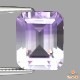天然バイカラークォーツ 3.34ct 【アメシスト】 ブラジル