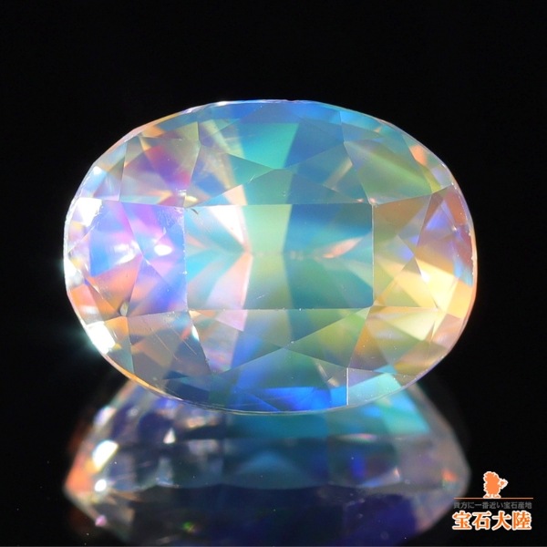 天然アンデシンラブラドライト 2.34ct 【レインボーシラー】 美品