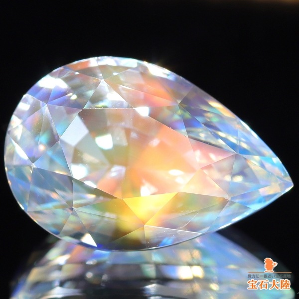 天然アンデシンラブラドライト 5.95ct 【レインボー】美品 マダガスカル