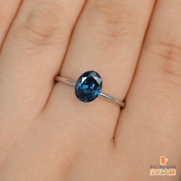 天然ブルースピネル1.99ctスリランカ産ルース 天然スピネル 1.63ct 【Deep blue】 スリランカ