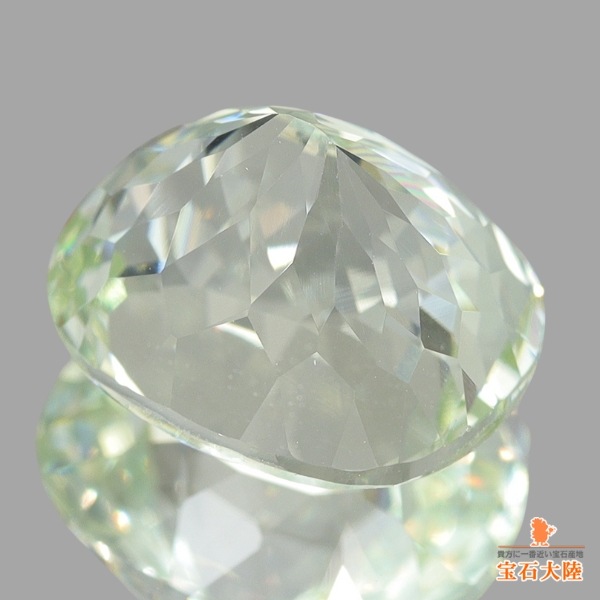 天然グロッシュラーガーネット 3.33ct 【ライムホワイト】 日独ミニ鑑別