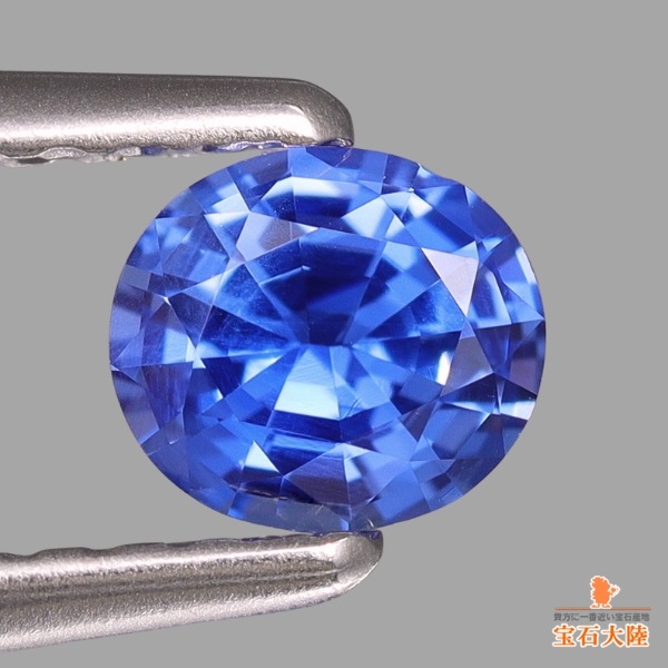 天然ブルーサファイア 0.41ct 【非加熱・コーンフラワー】 スリランカ 鑑別付