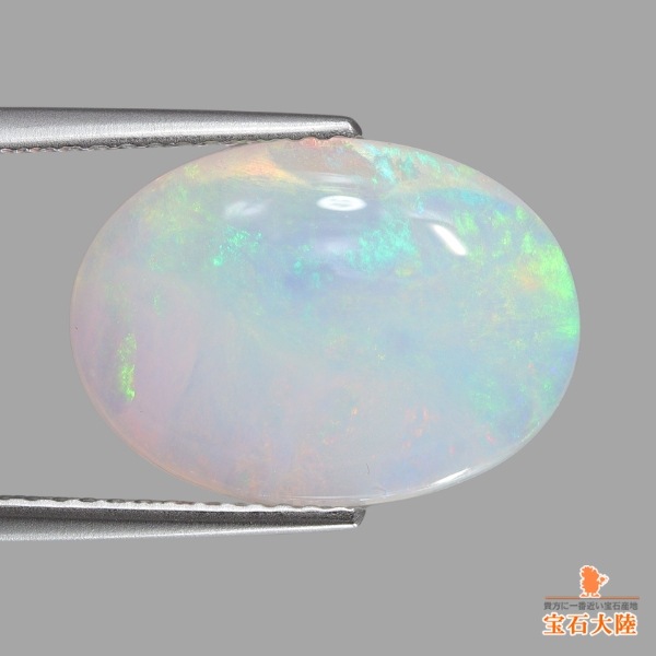 天然オパール 4.48ct 【淡雪】 ブラジル・ピアウイ