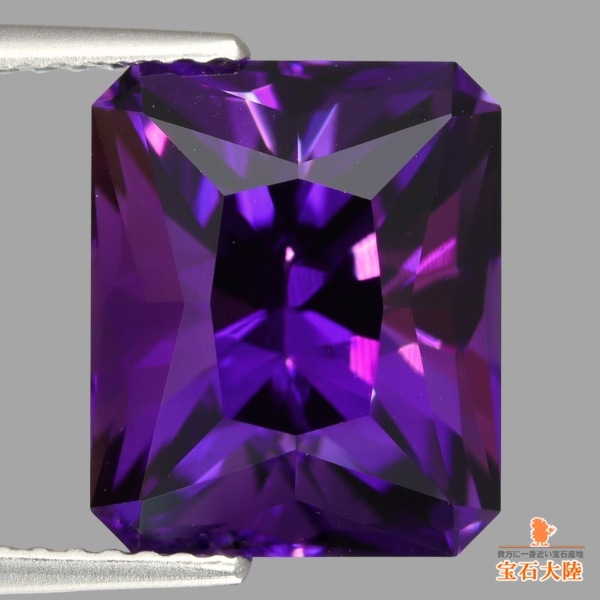 天然アメシスト 6.26ct 【アメリカンカット】 ウルグアイ