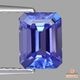 天然タンザナイト 1.62ct 【パープリシュブルー】 オクタゴン