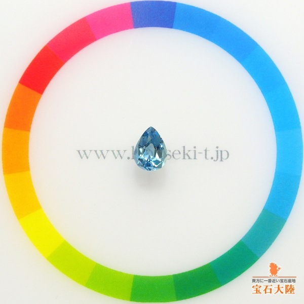 天然アクアマリン 0.62ct 【非加熱 サンタマリア・アフリカーナ