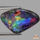 天然ボルダーオパール 4.98ct 【個性派マルチ美遊色】芸術的
