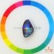 天然ボルダーオパール 4.98ct 【個性派マルチ美遊色】芸術的