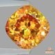 天然スファレライト 4.93ct 【輝くクッションカット】9ｍｍ スペイン
