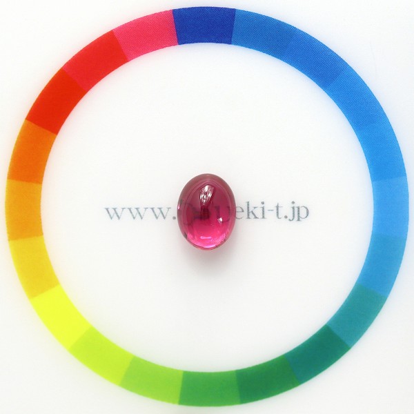 天然トルマリン 2.20ct 【濃厚ピンク】 カボションカット