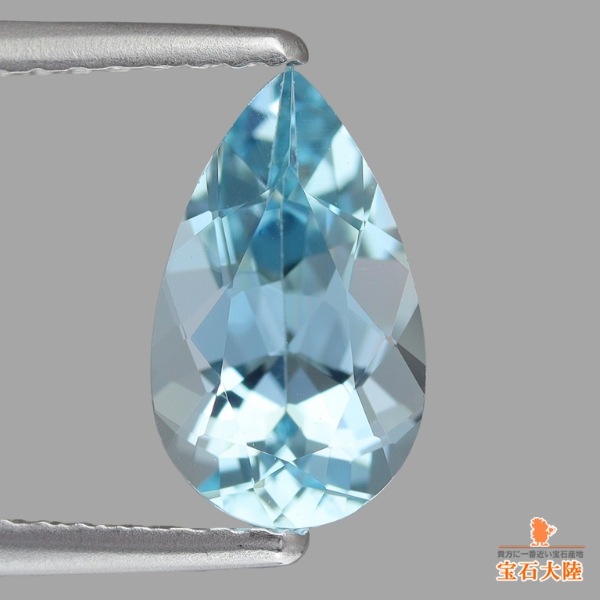 天然アクアマリン 1.17ct 【アクアブルー】 ペアシェイプ