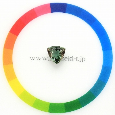 1.33ct天然オレゴンサンストーン【ラブラドライト】美グリーン