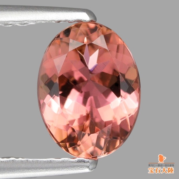 天然トルマリン 1.04ct 【オレンジピンク】ナイジェリア