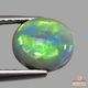 天然ブラックオパール 1.36ct 【マルチ美遊色】ライトニングリッジ