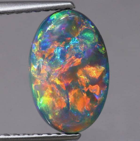天然ブラックオパール 2.14ct 【美彩カラー】 TOPジェムクオリティー
