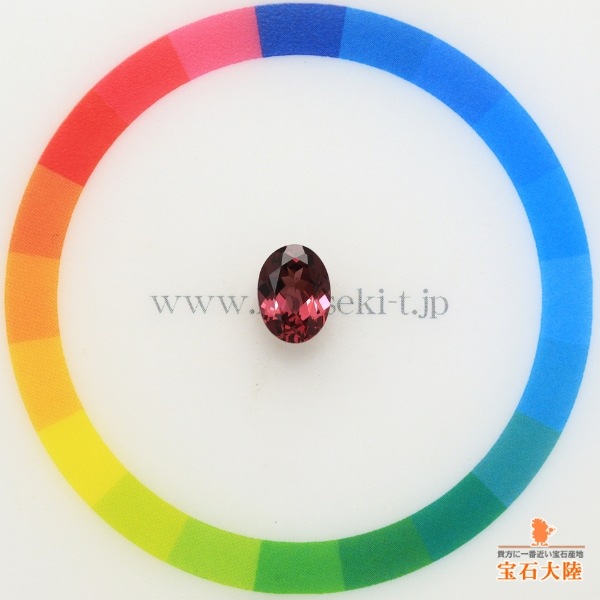 天然ロードライトガーネット 1.44ct 【パープリッシュレッド】