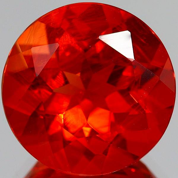 天然アンデシン 3.19ct 【美色レッド】 10mmラウンド