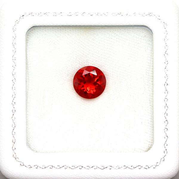 天然アンデシン 3.19ct 【美色レッド】 10mmラウンド