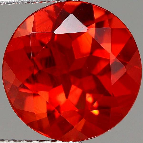 天然アンデシン 3.19ct 【美色レッド】 10mmラウンド