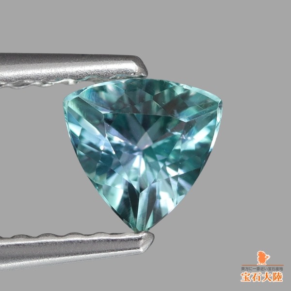 輝き◎美しいブルーグリーンコーネルピン 0.419ct | 宝石つむり