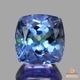 天然ゾイサイト 1.24ct 【マルチブルー】 クッション