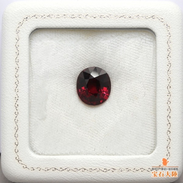 天然ロードライトガーネット 7.40ct 【ディープワインレッド】タンザニア