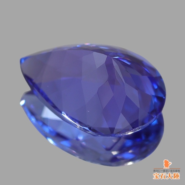 天然タンザナイト 2.04ct 【パープリシュブルー】ペアシェイプ