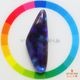 天然ブラックオパール 20.59ct 【ディープブルー遊色】大粒 ライトニングリッジ