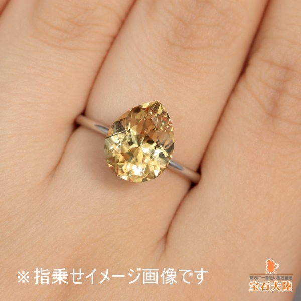 天然ヘソナイトガーネット 4.00ct 【蜂蜜色】 スリランカ