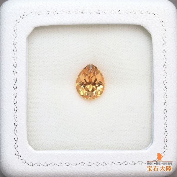 天然ヘソナイトガーネット 4.00ct 【蜂蜜色】 スリランカ