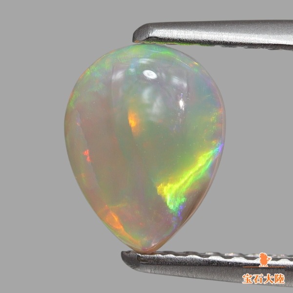 天然オパール 0.74ct 【ネオンイエロー】 ライトニングリッジ