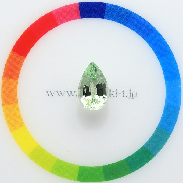 天然トルマリン 3.11ct 【ミントグリーン】 抜群の煌めき コンゴ