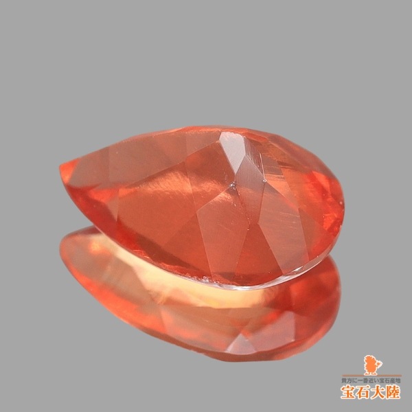 天然ロードクロサイト 0.64ct 【サンセットオレンジ】 南アフリカ