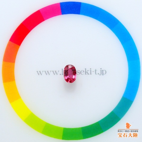 天然ルビー 0.63ct 【非加熱】モザンビーク 鑑別付