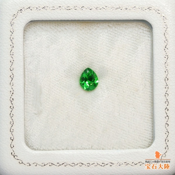 天然ツァボライトガーネット 1.01ct 【Beautiful Neon Green】 タンザニア