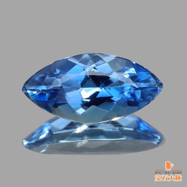 天然アクアマリン 0.43ct 【非加熱サンタマリア】 ブラジル・Tatu産