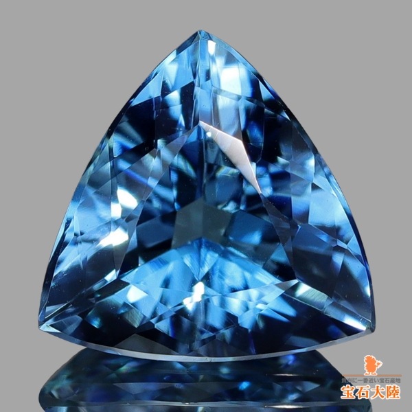 天然アクアマリン 1.52ct 【非加熱・ジェム品質】美品 ブラジル・Tatu産