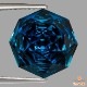 天然トパーズ 7.72ct 【カスタムローズ】 ロンドンブルー 12mm