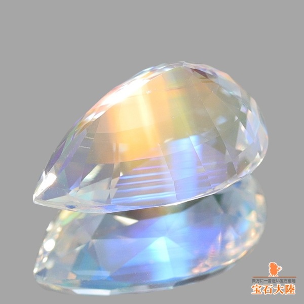 レインボーシラーにレインボー入り!?★アンデシンラブラドライト★オーダー受付中 天然アンデシンラブラドライト 2.57ct 【レインボーシラー