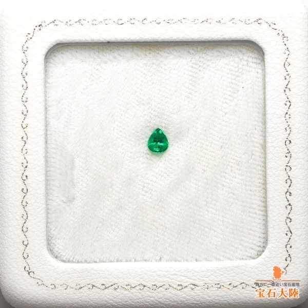 天然エメラルド 0.21ct 【美発色】 コロンビア