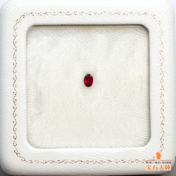 天然ルビー 0.14ct 【Pigeon Blood・非加熱】 ミャンマー GIA産地鑑別 