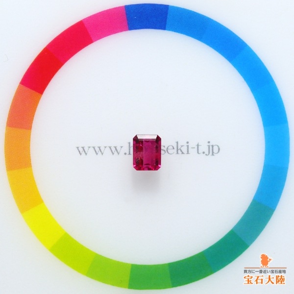 天然レッドベリル 0.60ct 【大粒・希少石】 アメリカ 日独鑑別付
