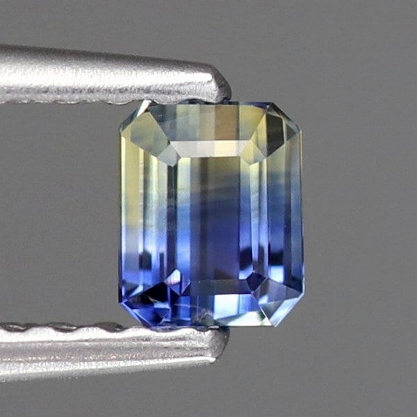 天然バイカラーサファイア 0.37ct 【ブルー&イエロー】