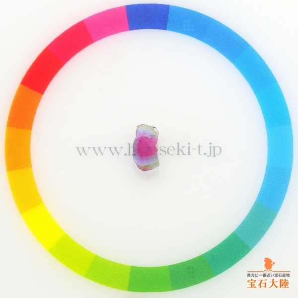 天然トリカラートルマリン 0.40ct 【パライバ】 ブラジル