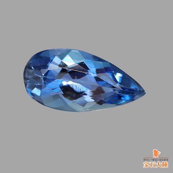 天然アクアマリン 0.41ct 【非加熱サンタマリア】 ブラジル・Tatu産